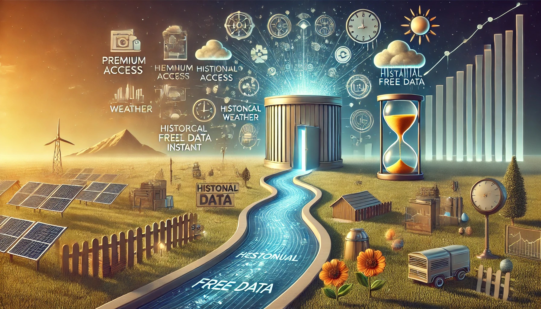 Site-specific weather report example